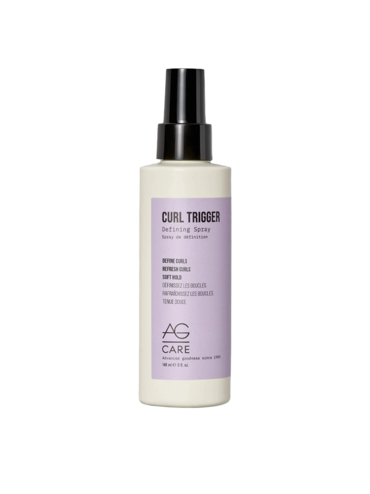 Curl trigger defining spray